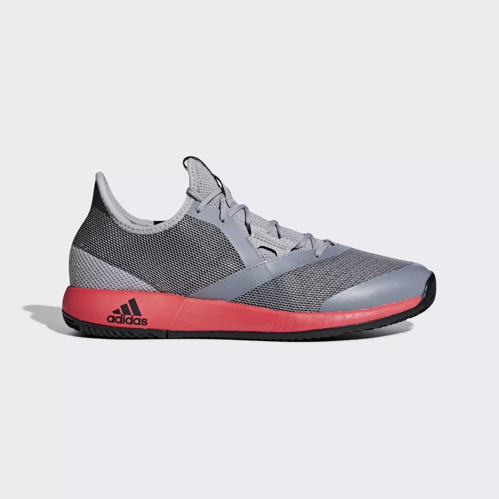 Adidas Adizero Defiant Bounce Zapatillas De Tenis Grises Para Hombre (MX-24565)